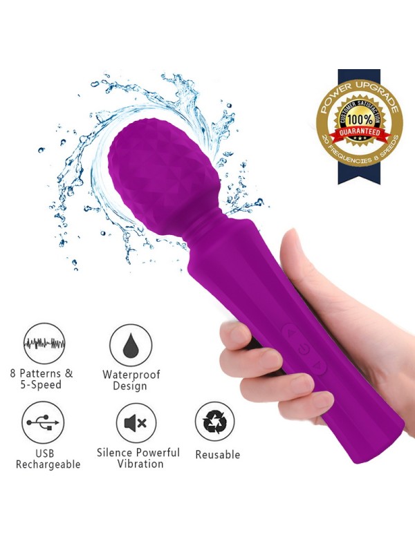 Yiren Massage Wand 5-speed Settings 8 Frequency  