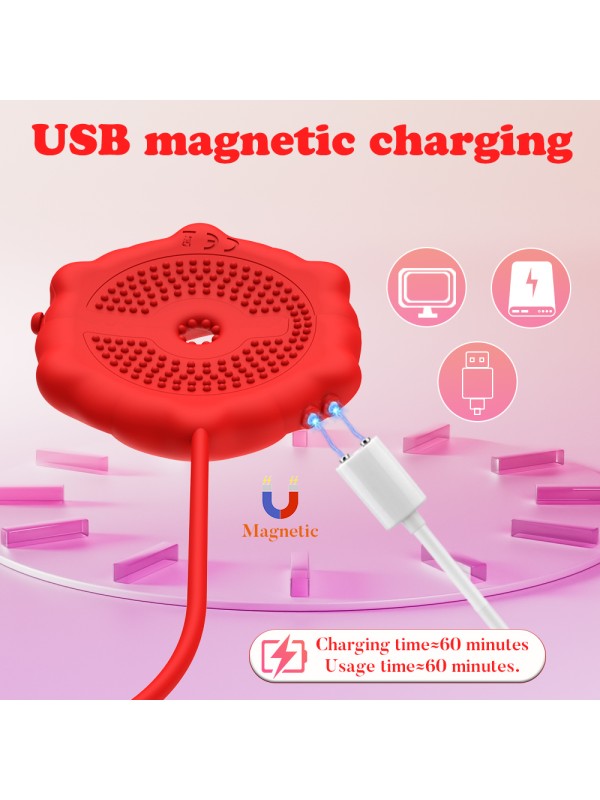 Nipple Vibe Women Sex Toy Boobs Massager for Nipple Vibrating Rose Toys with APP Control GM-519 