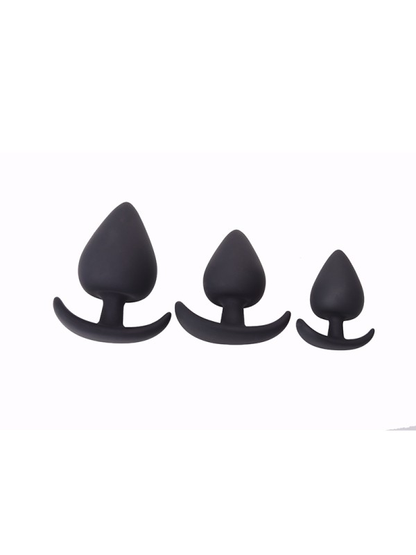 5pcs/set Silicone Flexible Butt Plug Adjustable Size Anal Toy 