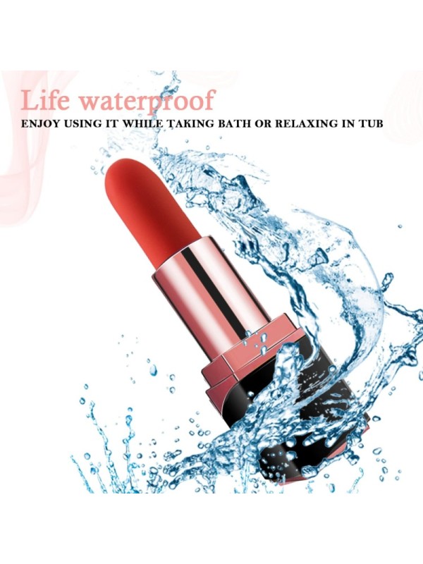 Lipstick Bullet 10 Speed Vibration Magnetic Charging Black Blue Red White Female Vibrator Sex Toy GM-239 