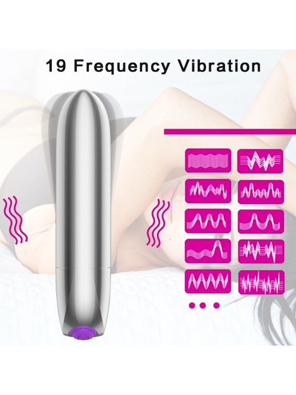 Portable Mini Vibrating Anal Clitoral Sex Toy Dildo Masturbator GM-279 