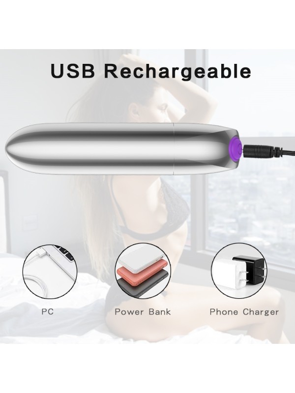 Portable Mini Vibrating Anal Clitoral Sex Toy Dildo Masturbator GM-279 