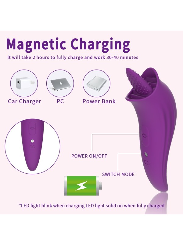 Purple Bird Tongue 
