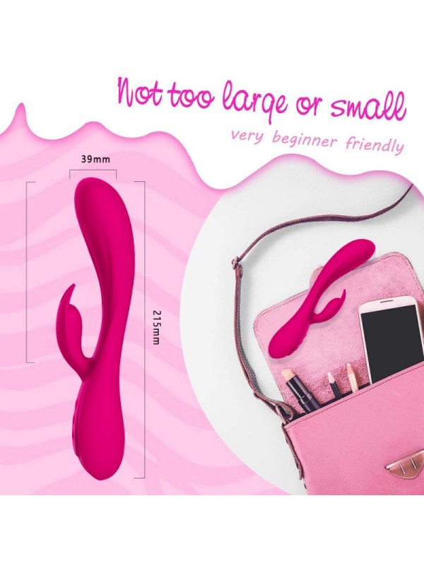 USB Charging 10 Frequency Double Motor Massage Stick Adult Sex Toy for Women GM-286 