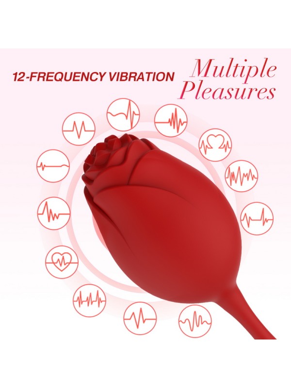 12 Modes Wireless Remote Control Vibration Fast Woman Nipple Spot Climax Rose Bullet Vibrator GM-319 