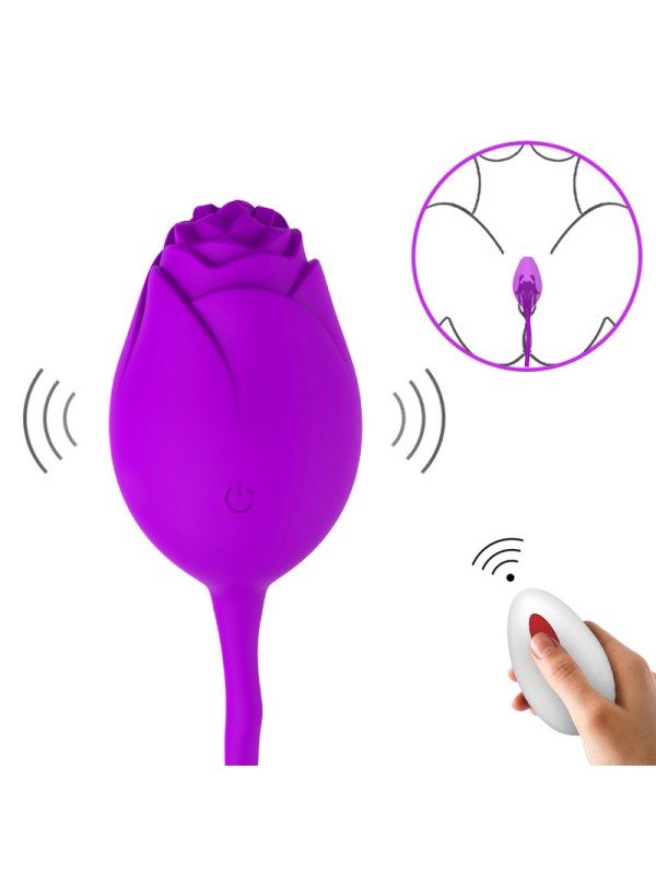 12 Modes Wireless Remote Control Vibration Fast Woman Nipple Spot Climax Rose Bullet Vibrator GM-319 