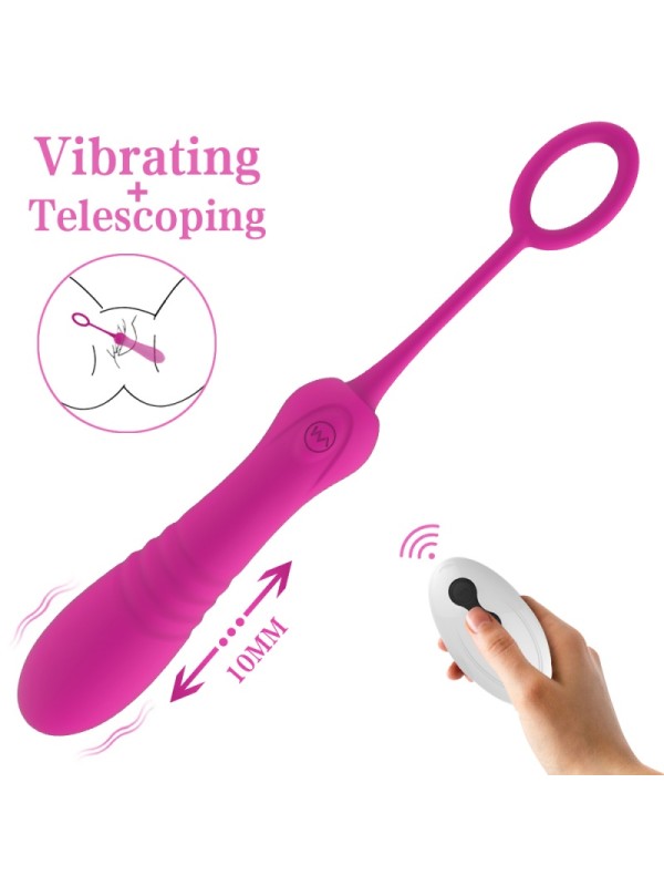 Top 10 Telescopic Vibration G Spot Clit Sex Vibrators Masturbation Dildo GM-335 