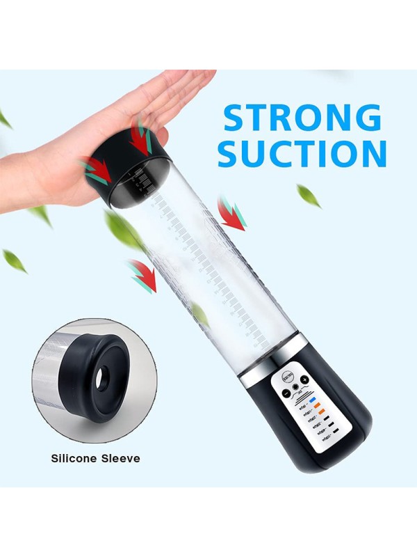 Electric Male Masturbator with 5 Suction Modes Penis Trainer Enlargement Erection Extender GM-338 