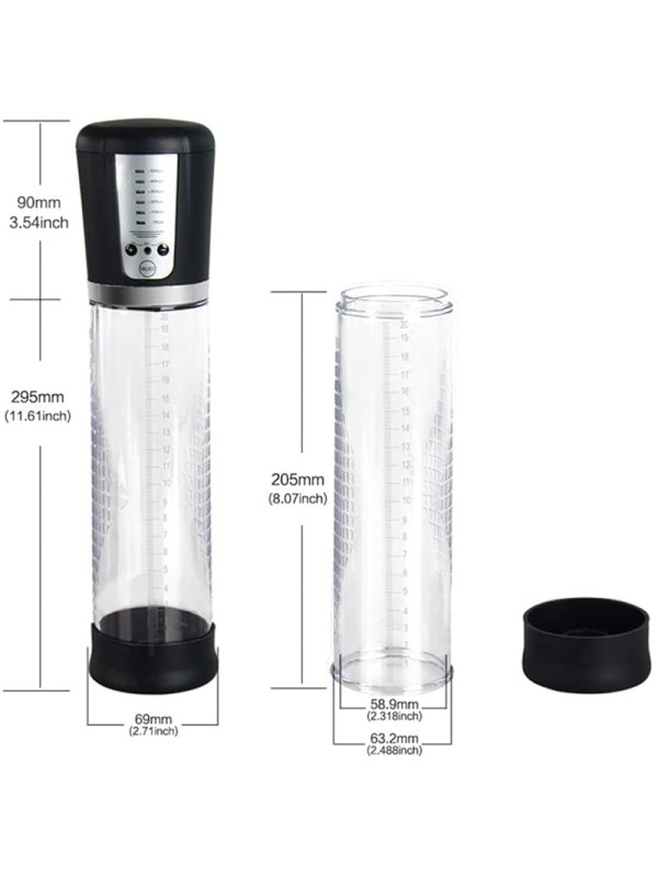 Electric Male Masturbator with 5 Suction Modes Penis Trainer Enlargement Erection Extender GM-338 