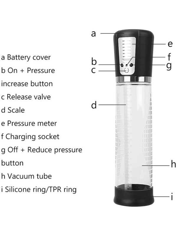 Electric Male Masturbator with 5 Suction Modes Penis Trainer Enlargement Erection Extender GM-338 