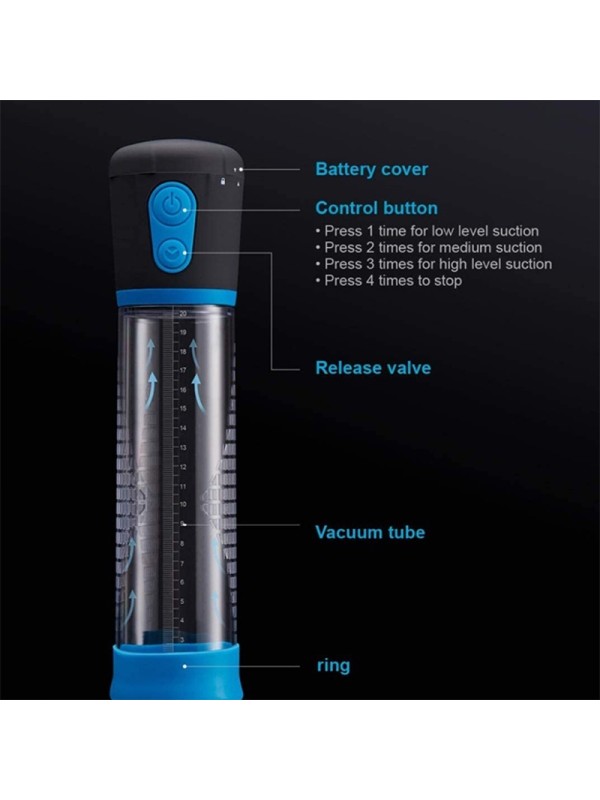 Men's Automatic Penis Enlarger And Erection Extender 3 Modes GM-340 