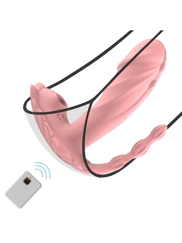 Wireless Sucking Vibrate Heating Wearable Female Vibrating Masturbation Sex Toy GM-372 