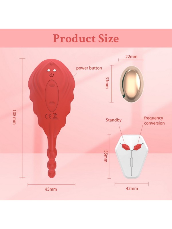 Wireless APP Remote Control Waterproof Wearable Bullet-shaped Vibration Masturbator Clitoral G-spot For Women GM-385 