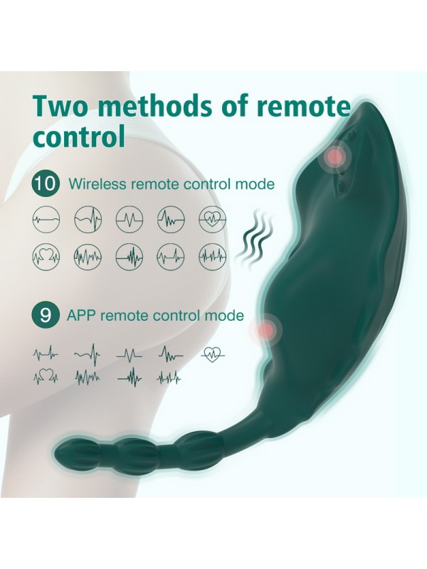 Wireless APP Remote Control Waterproof Wearable Bullet-shaped Vibration Masturbator Clitoral G-spot For Women GM-385 