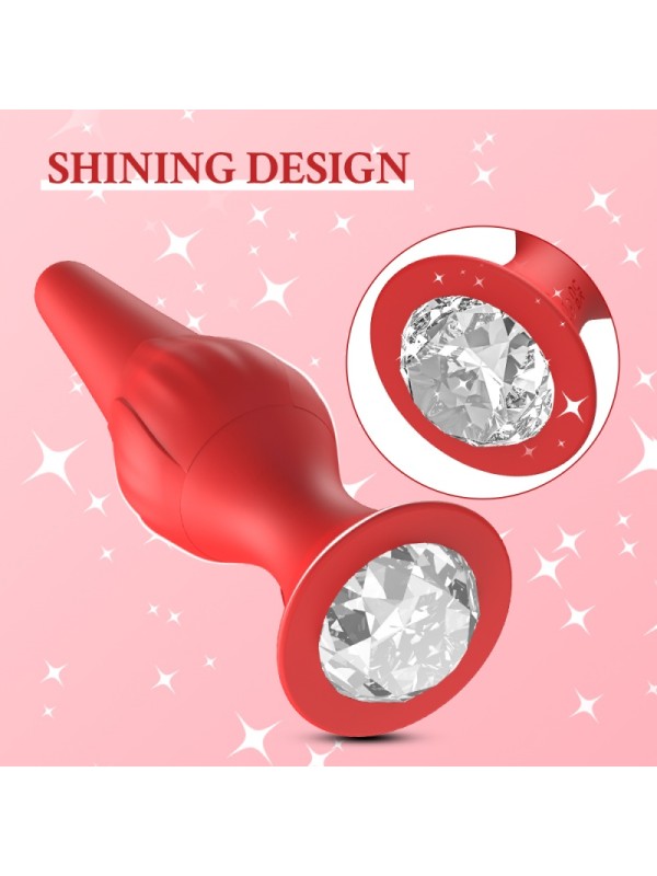 APP Wireless Remote Control Vibration Massager Masturbator Anal Butt Plug Vibrator GM-463 