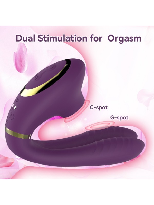 10-Speed Sucking 10-Speed Vibration APP Control USB Magnetic Charging Og Sucking Double Vibration Stick GM-467 