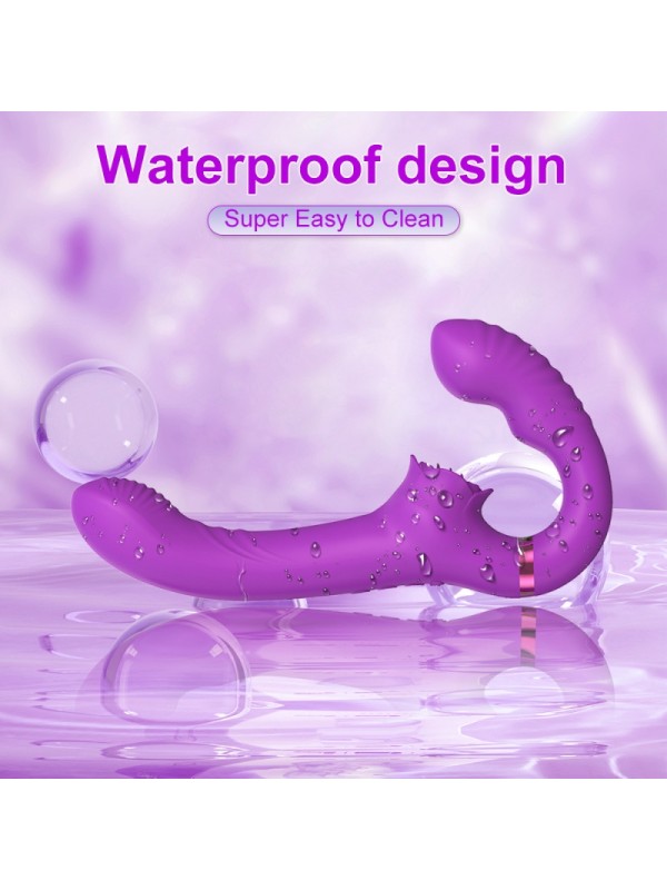 Sex Toys for Women Sav192 Dual Vibration Stick - Licking Version G-Spots Adult Products Vibrator GM-503 