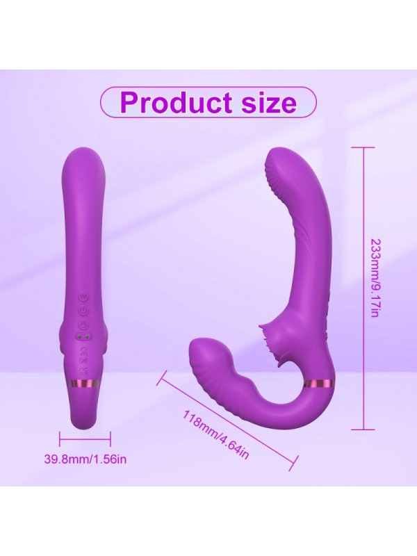 Sex Toys for Women Sav192 Dual Vibration Stick - Licking Version G-Spots Adult Products Vibrator GM-503 