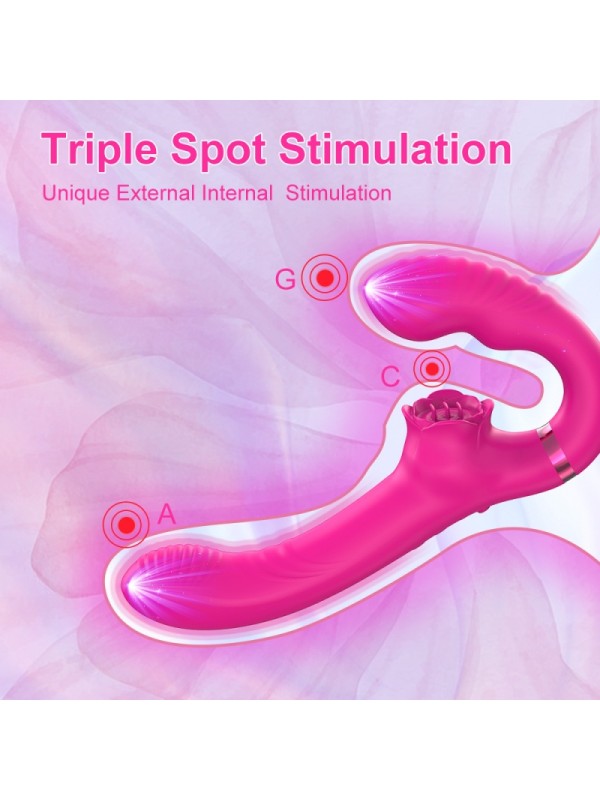 Sex Toys for Women Sav192 Dual Vibration Stick - Licking Version G-Spots Adult Products Vibrator GM-503 