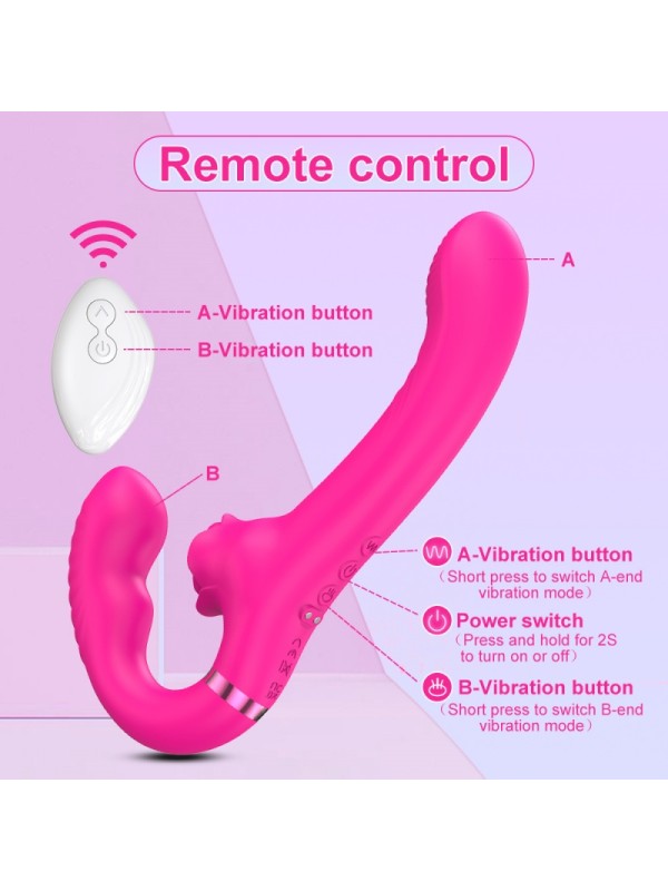 Sex Toys for Women Sav192 Dual Vibration Stick - Licking Version G-Spots Adult Products Vibrator GM-503 