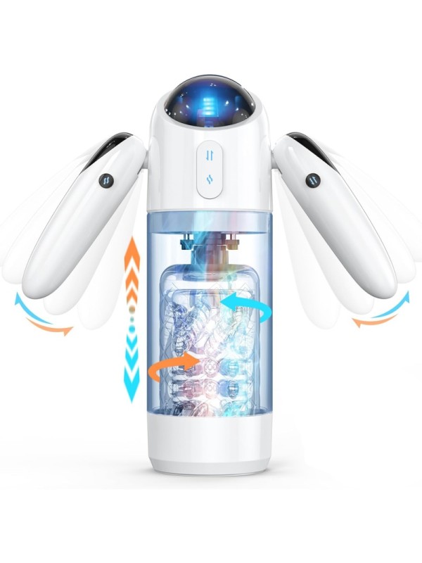 Adult Sex Toy for Men Penis Stimulator Massage with 7 Retractable Mode 4 Speed Sex GM-518