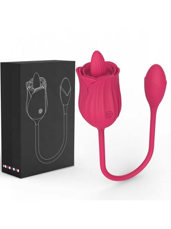Licking Rose Bullet Vibrator 