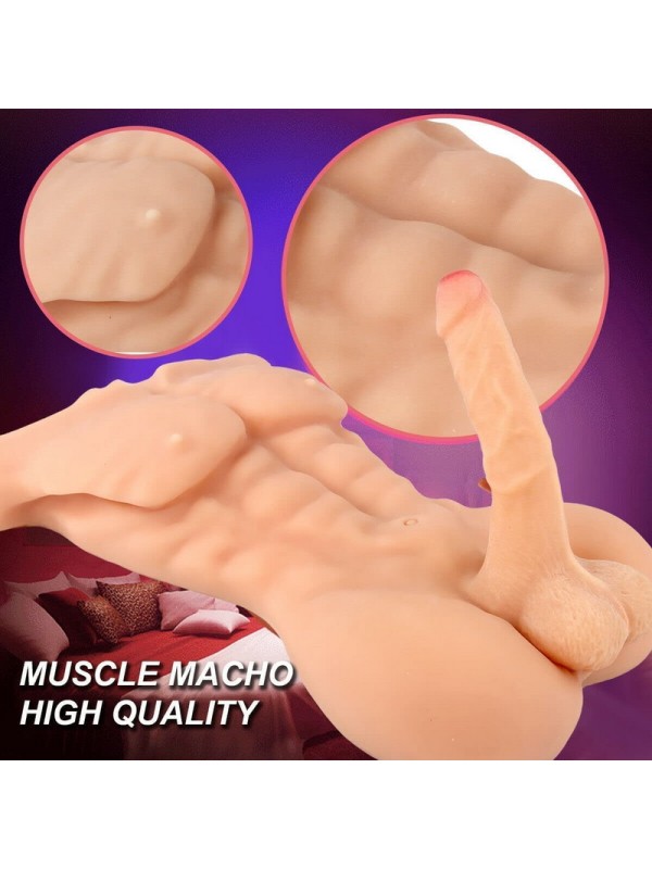 Real Half-body Simulation Dildo Female Masturbation Vagina Sex Toy PL-01 